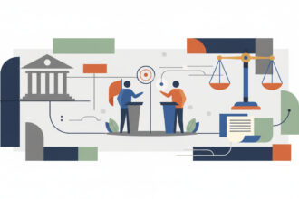 Calm abstract legal illustration related to 2010 11 statement of stephen n zack president american bar association re todays oral argument in aba v ftc before the u s court of appeals for the d c circuit.