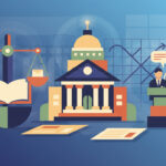Calm abstract legal illustration related to 2011 08 aba urges supreme court to reaffirm prosecutors ethical disclosure obligations.