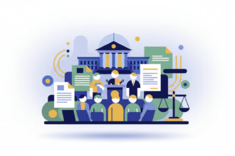 Calm abstract legal illustration related to 2012 04 american bar association to honor state bar of michigan.