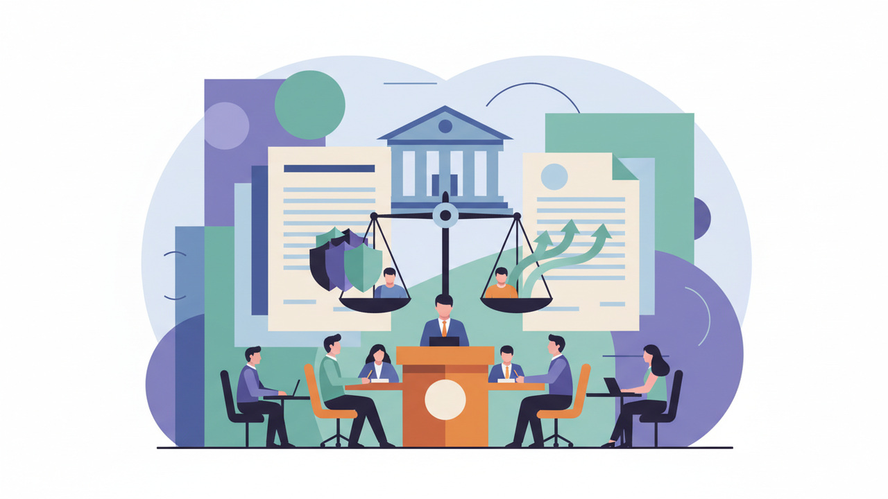 Calm abstract legal illustration related to 2012 04 vawa integral part of public safety and needs to pass says aba.