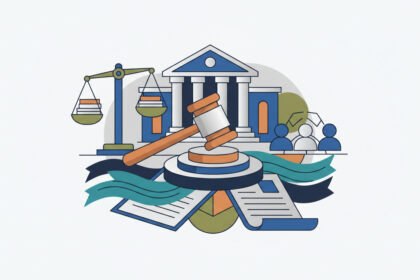 Calm abstract legal illustration related to 2012 05 american bar association announces 2012 silver gavel awards for media and the arts.