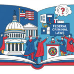 Calm abstract legal illustration related to 2013 06 aba asks congress to rethink body of federal criminal laws.