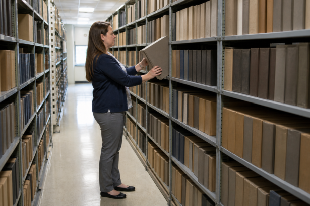 Closed civil case folder beside a final court order and organized case papers