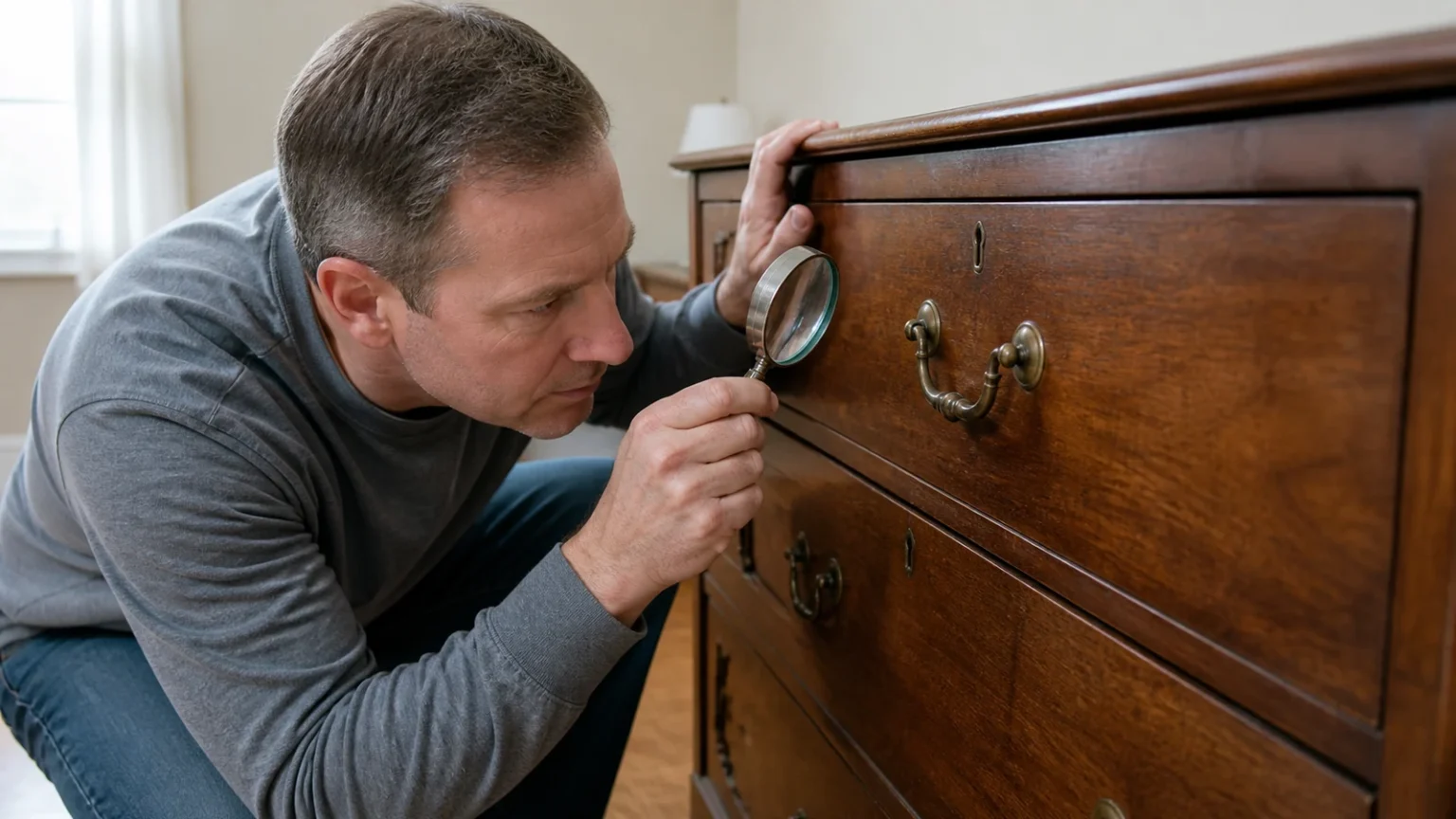 Estate papers, house keys, and family photographs arranged for probate review