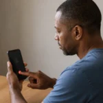 Consumer silencing an unknown call while reviewing phone privacy settings